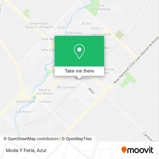 Moda Y Feria map