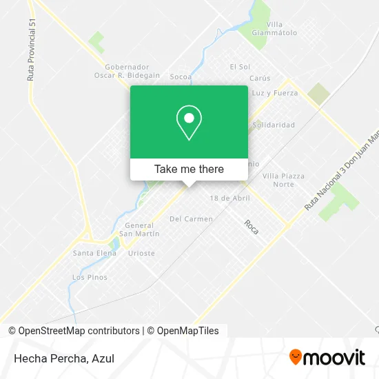 Hecha Percha map