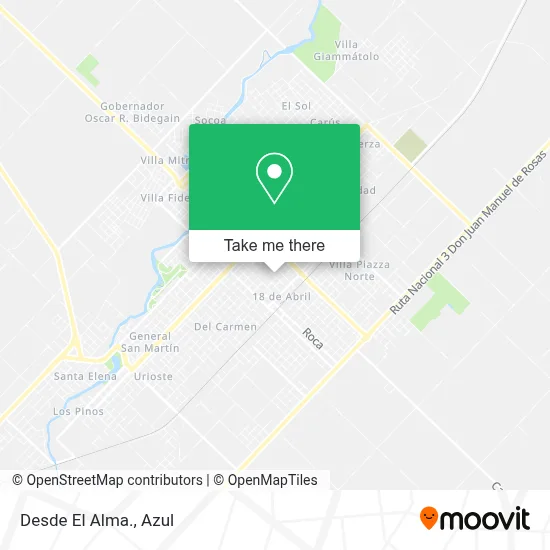 Desde El Alma. map