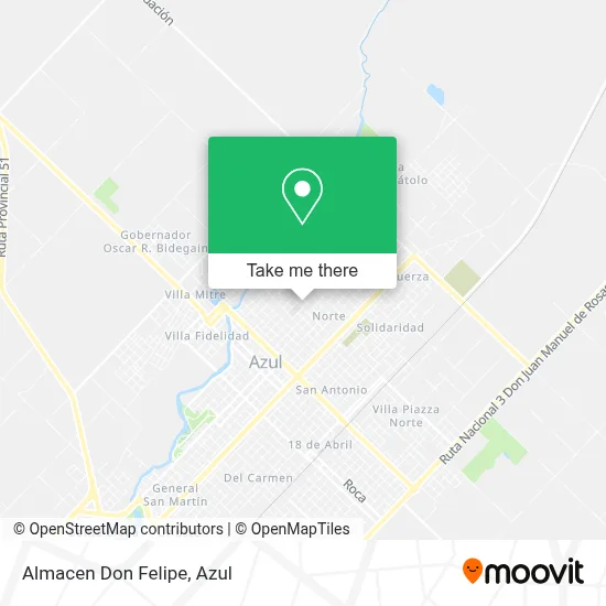 Almacen Don Felipe map
