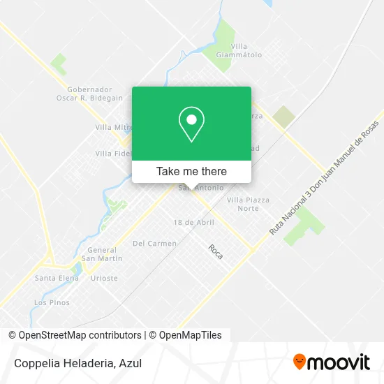 Coppelia Heladeria map