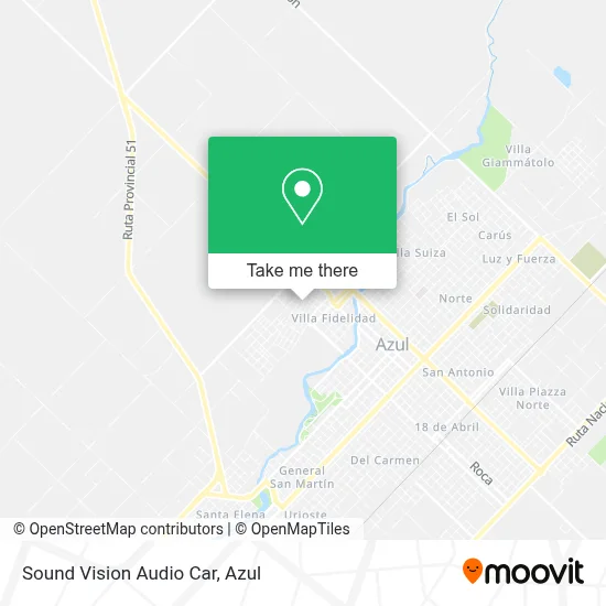 Sound Vision Audio Car map