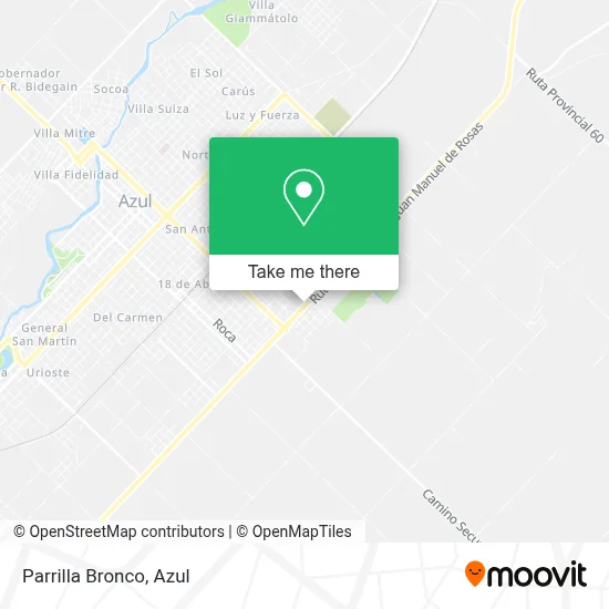 Parrilla Bronco map