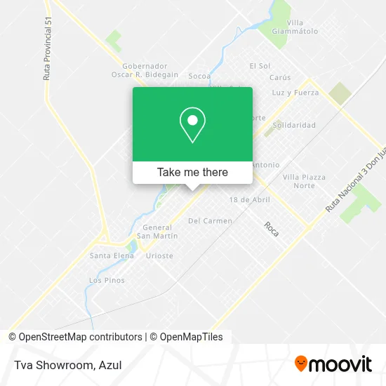 Tva Showroom map