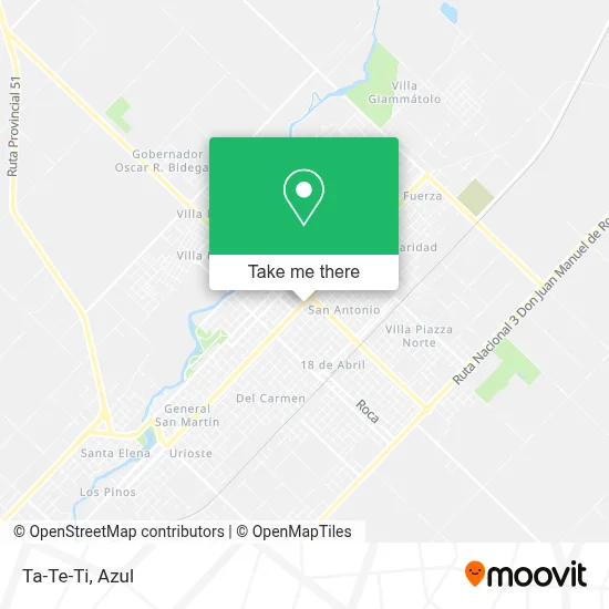 Ta-Te-Ti map