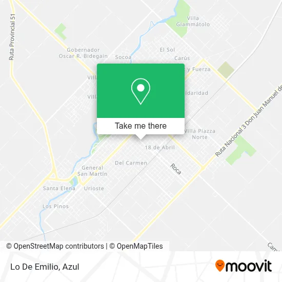 Lo De Emilio map