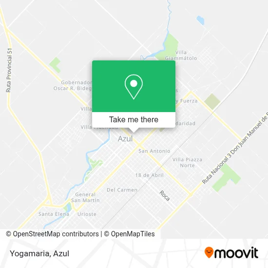 Yogamaria map