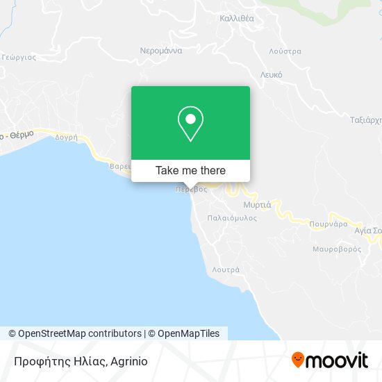 Προφήτης Ηλίας map