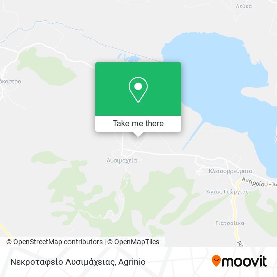 Νεκροταφείο Λυσιμάχειας map