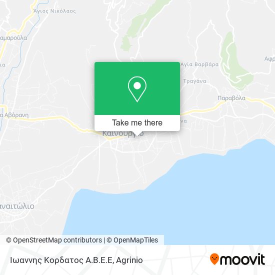 Ιωαννης Κορδατος Α.Β.Ε.Ε map