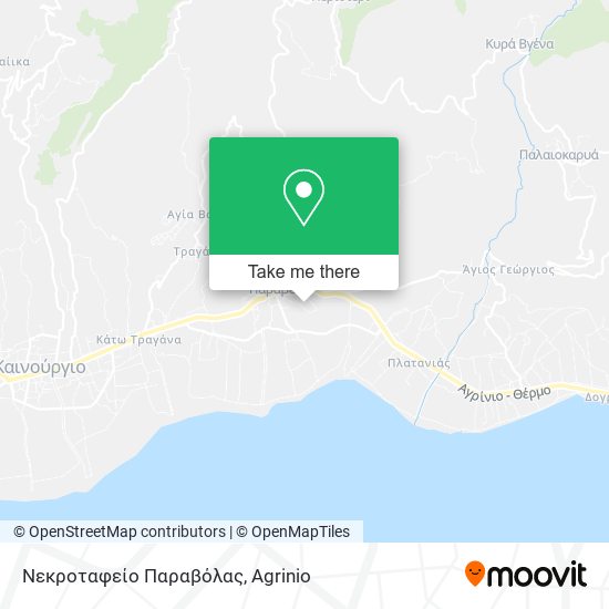 Νεκροταφείο Παραβόλας map