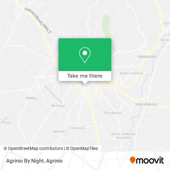 Agrinio By Night map