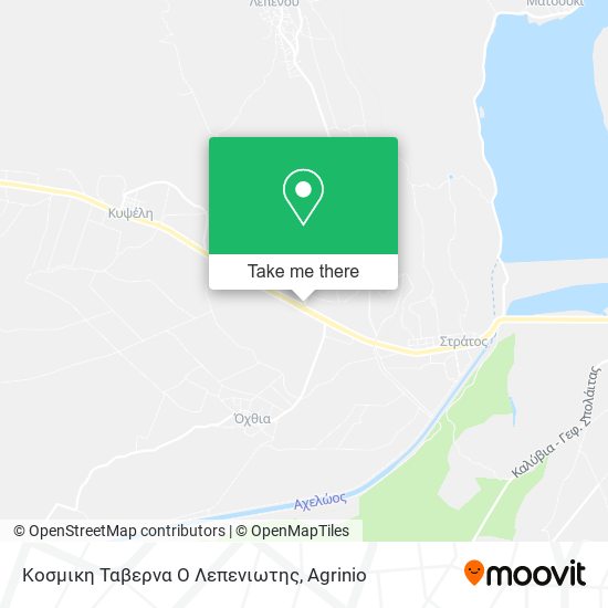 Κοσμικη Ταβερνα Ο Λεπενιωτης map