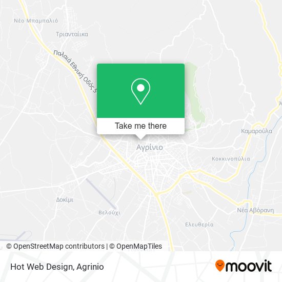 Hot Web Design map