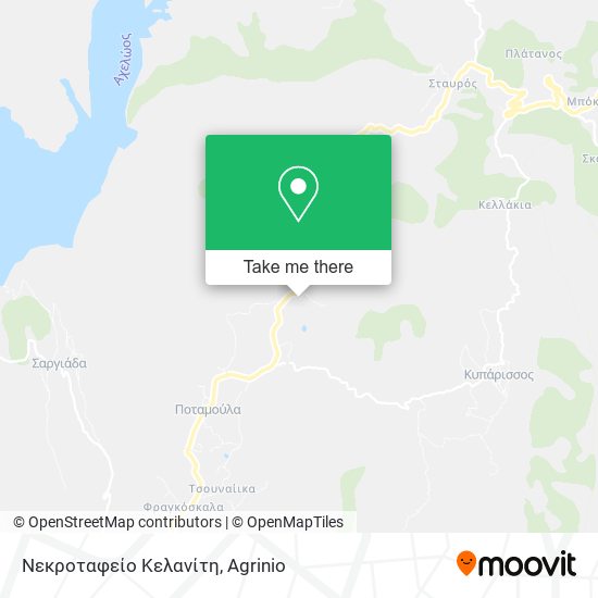 Νεκροταφείο Κελανίτη map