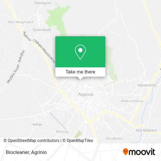 Biocleaner map