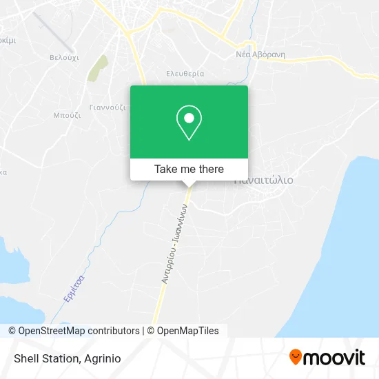 Shell Station map