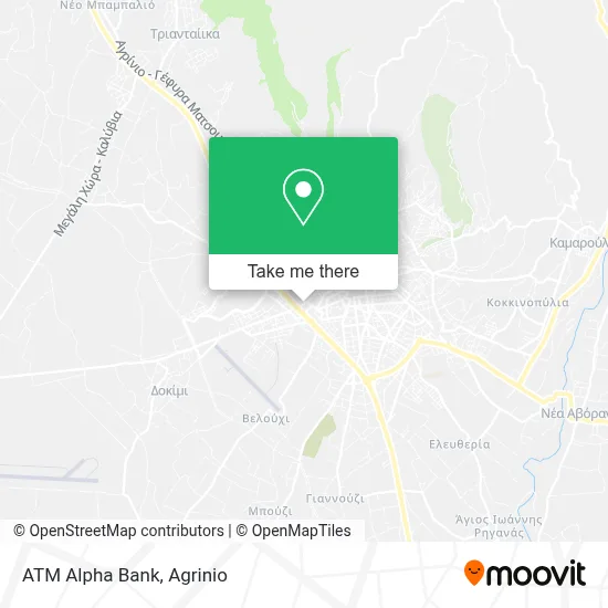 ATM Alpha Bank map