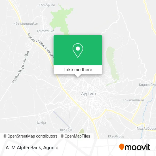ATM Alpha Bank map