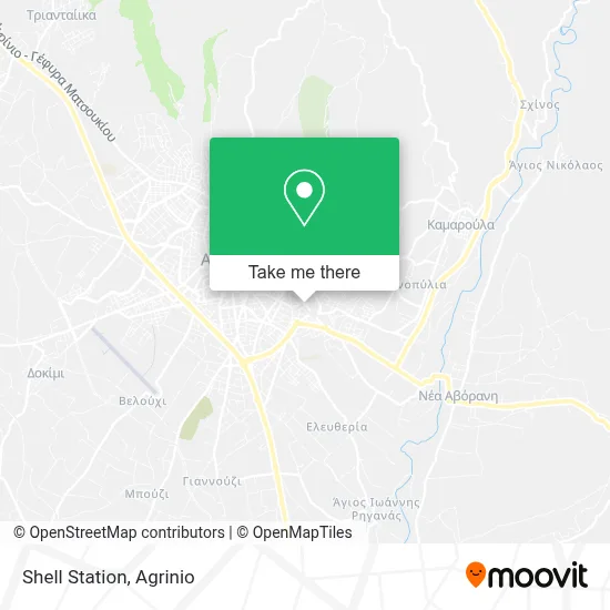 Shell Station map
