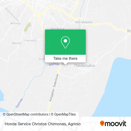 Honda Service Christos Chimonas map