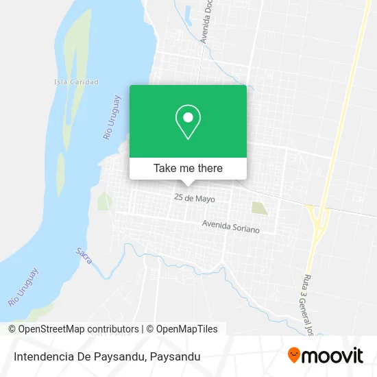 Intendencia De Paysandu map