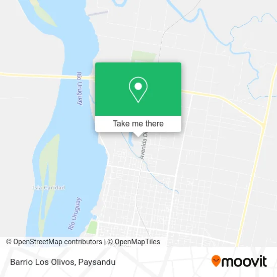 Barrio Los Olivos map
