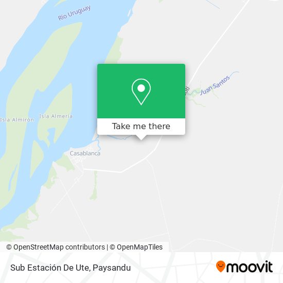 Mapa de Sub Estación De Ute