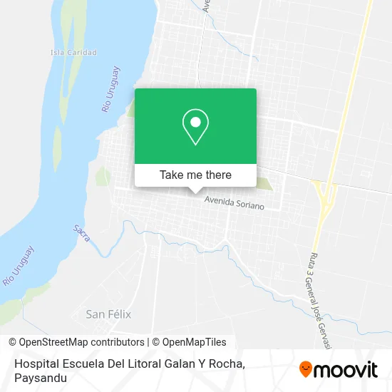 Hospital Escuela Del Litoral Galan Y Rocha map