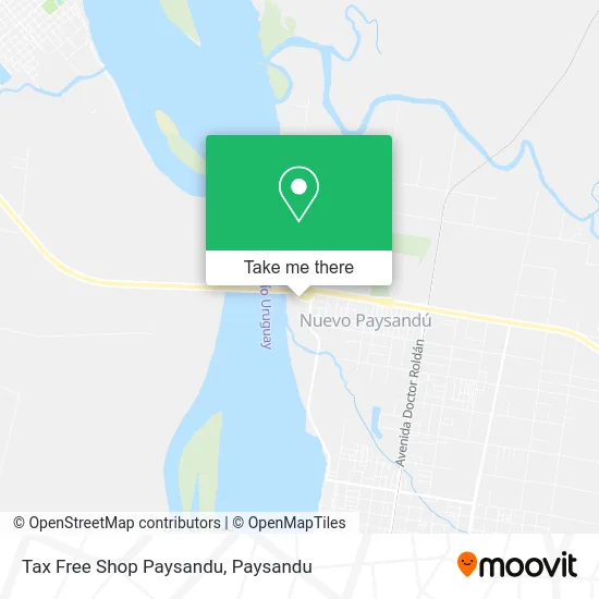 Tax Free Shop Paysandu map