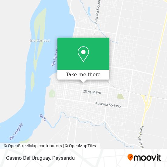 Casino Del Uruguay map