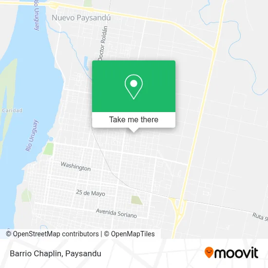 Barrio Chaplin map