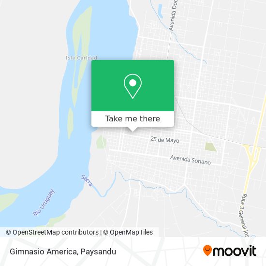 Mapa de Gimnasio America