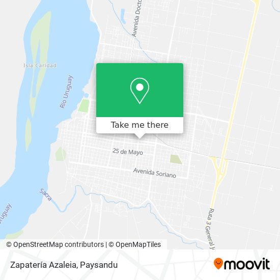 Zapatería Azaleia map