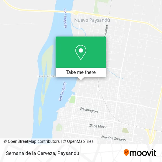 Semana de la Cerveza map