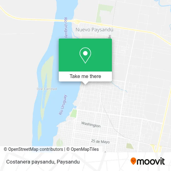 Costanera paysandu map