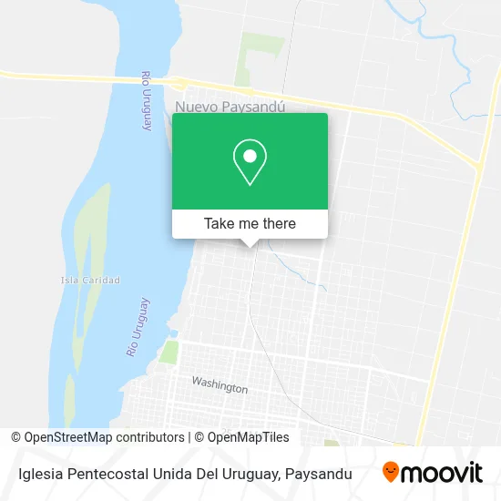 Iglesia Pentecostal Unida Del Uruguay map