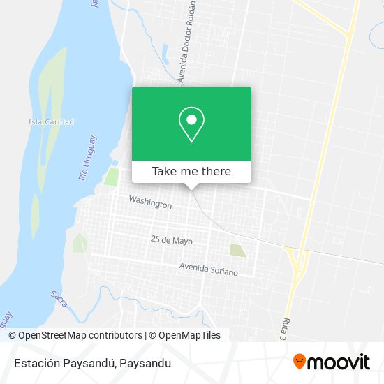 Estación Paysandú map