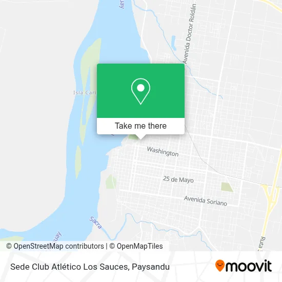 Sede Club Atlético Los Sauces map