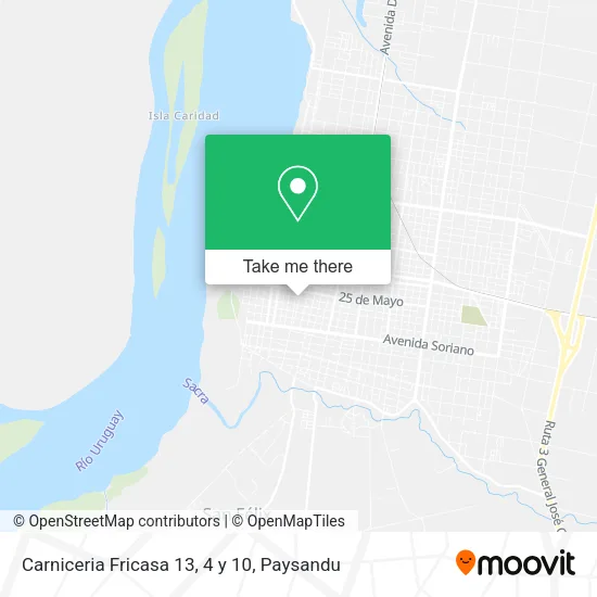 Carniceria Fricasa 13, 4 y 10 map