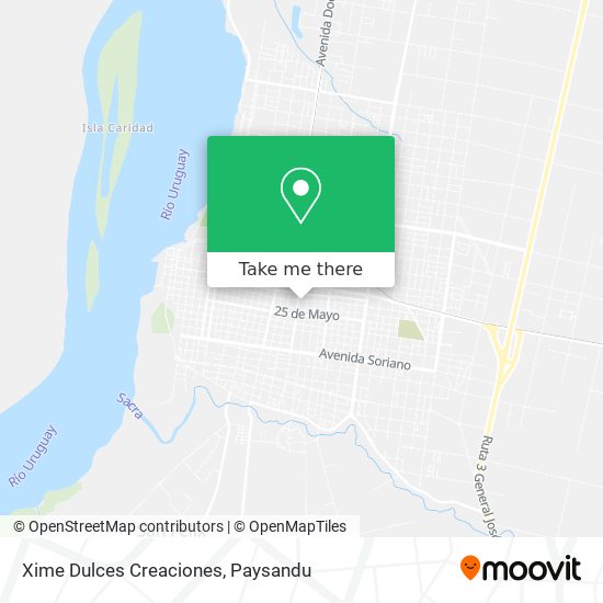 Xime Dulces Creaciones map