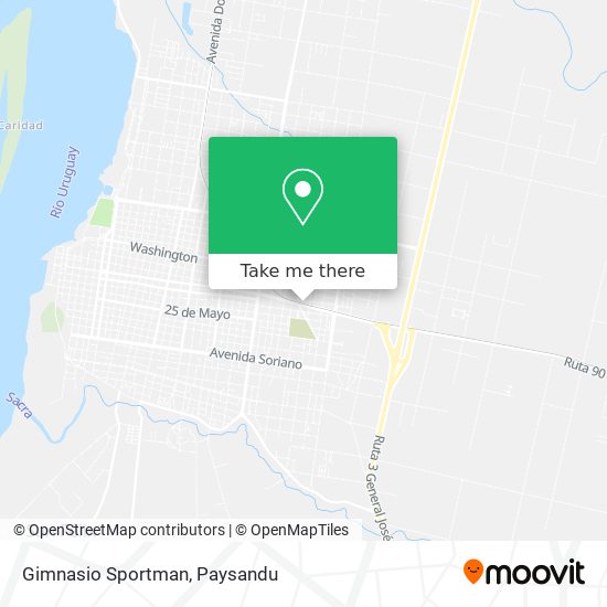 Mapa de Gimnasio Sportman