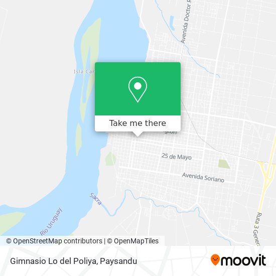Gimnasio Lo del Poliya map