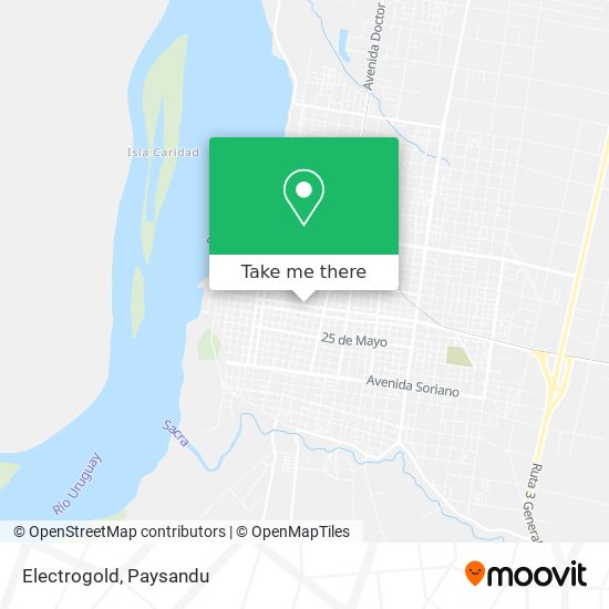 Mapa de Electrogold