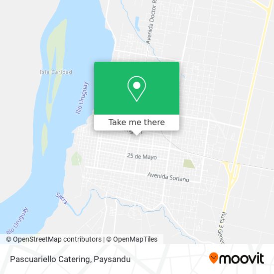 Pascuariello Catering map