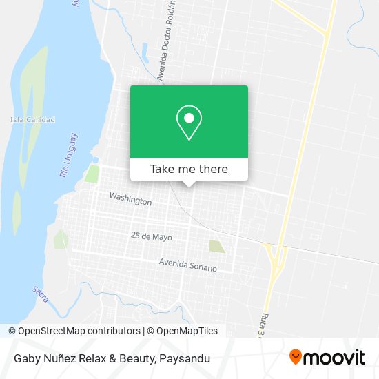 Gaby Nuñez Relax & Beauty map