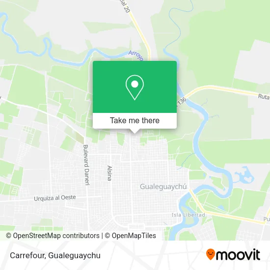 Carrefour map