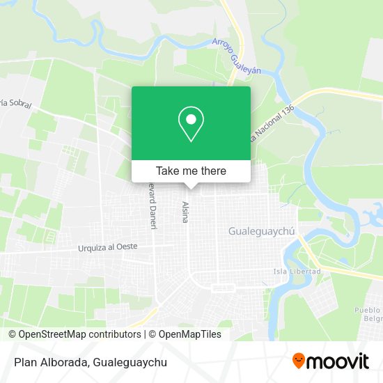 Plan Alborada map