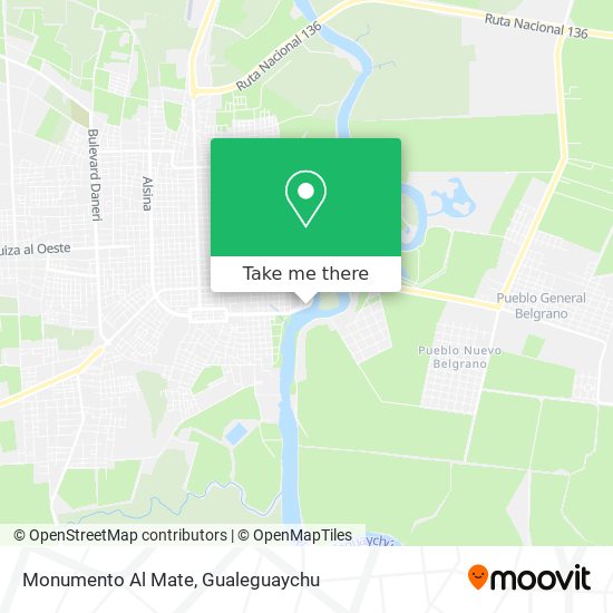 Mapa de Monumento Al Mate