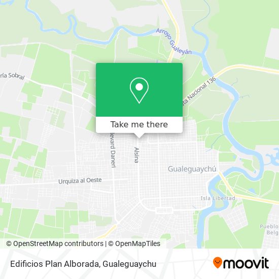 Edificios Plan Alborada map
